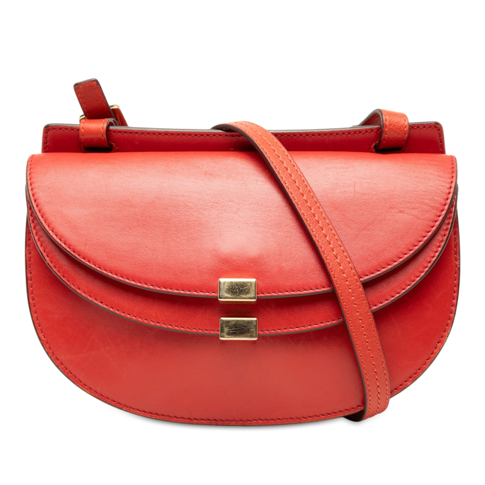 Pre-Loved Chloé Calfskin Georgia Double Flap Crossbody - Picture 1 of 6